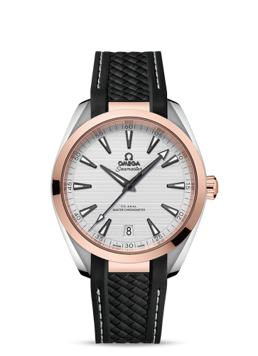 Omega Seamaster Aqua Terra 150M Master Chronometer 41 Stainless Steel / Sedna Gold / Silver / Rubber
